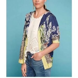 Johnny Was Lace Flora Cropped Hoodie Cardigan
- Good Preowned Condition - Small